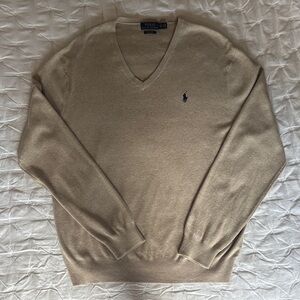 Mens XL Polo by Ralph Lauren Pima Cotton V
Neck Sweater NWOT